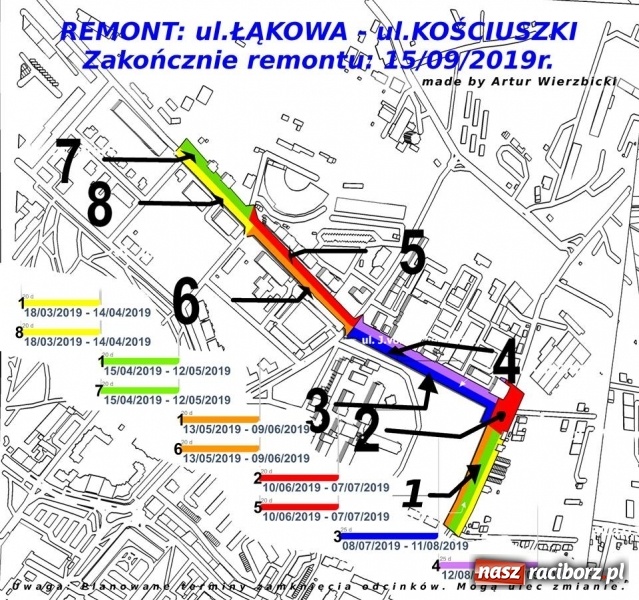 Zdjęcie w galerii na portalu naszraciborz.pl: Od 20 maja poważne utrudnienia w rejonie więzienia  wiadomości z regionu