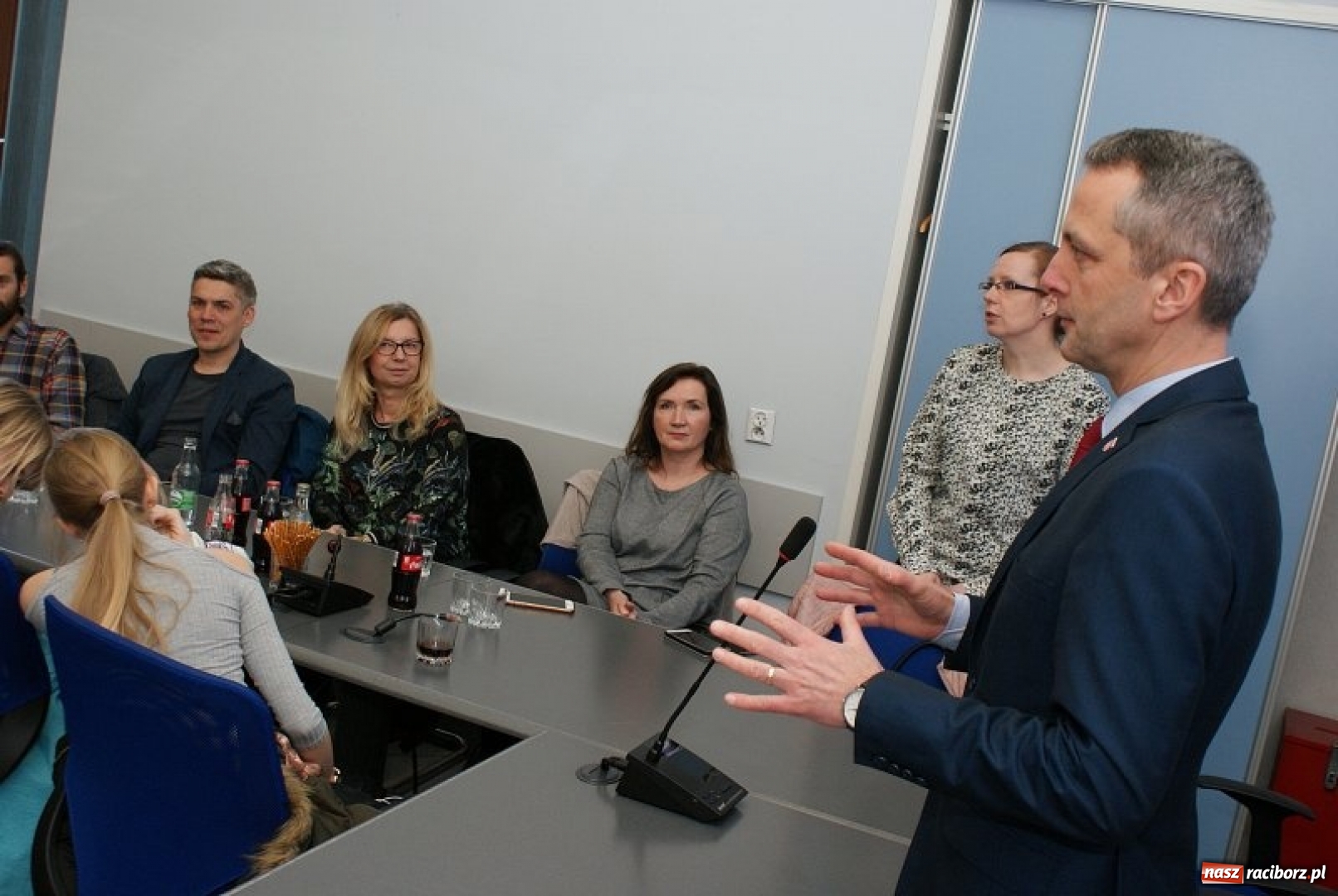 Zdjęcie w galerii na portalu naszraciborz.pl: Prezydent Dariusz Polowy spotkał się z delegacją z Leverkusen wiadomości z regionu