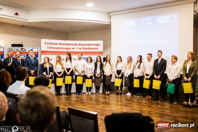 Zdjęcie w galerii na portalu naszraciborz.pl: CKZiU numer 1 podsumowało projekt Mobilni i kreatywni na europejskim rynku pracy wiadomości z regionu