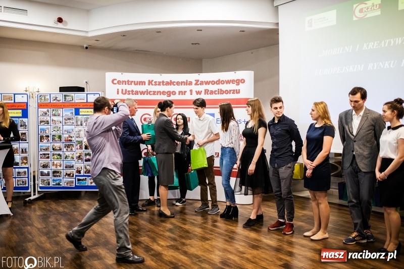 Zdjęcie w galerii na portalu naszraciborz.pl: CKZiU numer 1 podsumowało projekt Mobilni i kreatywni na europejskim rynku pracy wiadomości z regionu