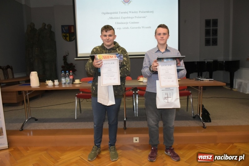 Zdjęcie w galerii na portalu naszraciborz.pl: Młodzież zapobiega pożarom. Turniej wiedzy pożarniczej  wiadomości z regionu