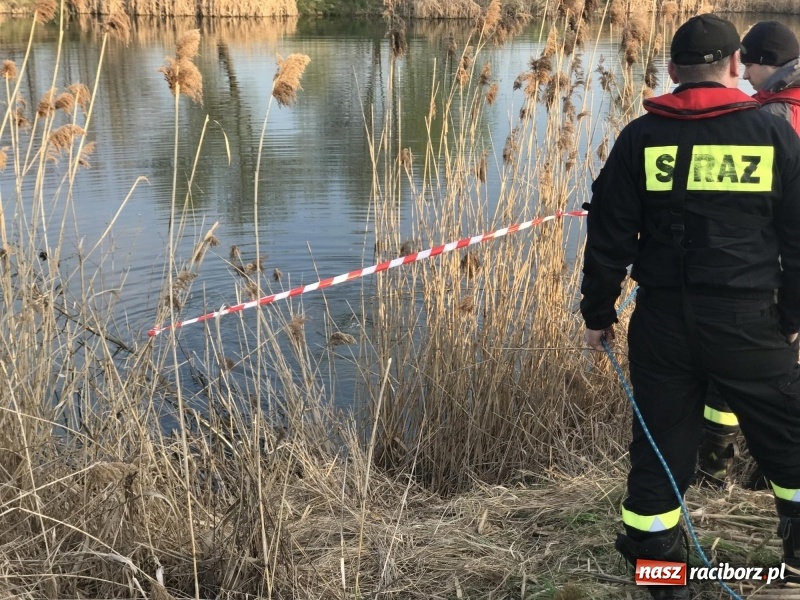 Zdjęcie w galerii na portalu naszraciborz.pl: Akcja na żwirowni. Ford stoczył się do wody [FOTO i WIDEO] wiadomości z regionu