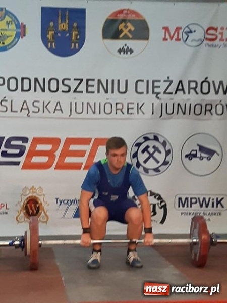 Zdjęcie w galerii na portalu naszraciborz.pl: Krzysztof Biedroń mistrzem Śląska U17 w podnoszeniu ciężarów wiadomości z regionu