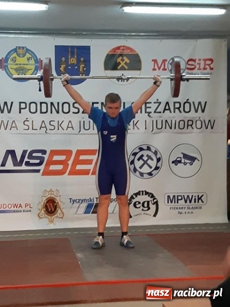 Zdjęcie w galerii na portalu naszraciborz.pl: Krzysztof Biedroń mistrzem Śląska U17 w podnoszeniu ciężarów wiadomości z regionu