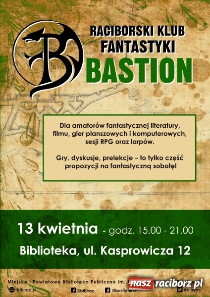 Zdjęcie w galerii na portalu naszraciborz.pl: Fantastyczna Biblioteka. Soboty z planszówkami i dobrą książką wiadomości z regionu