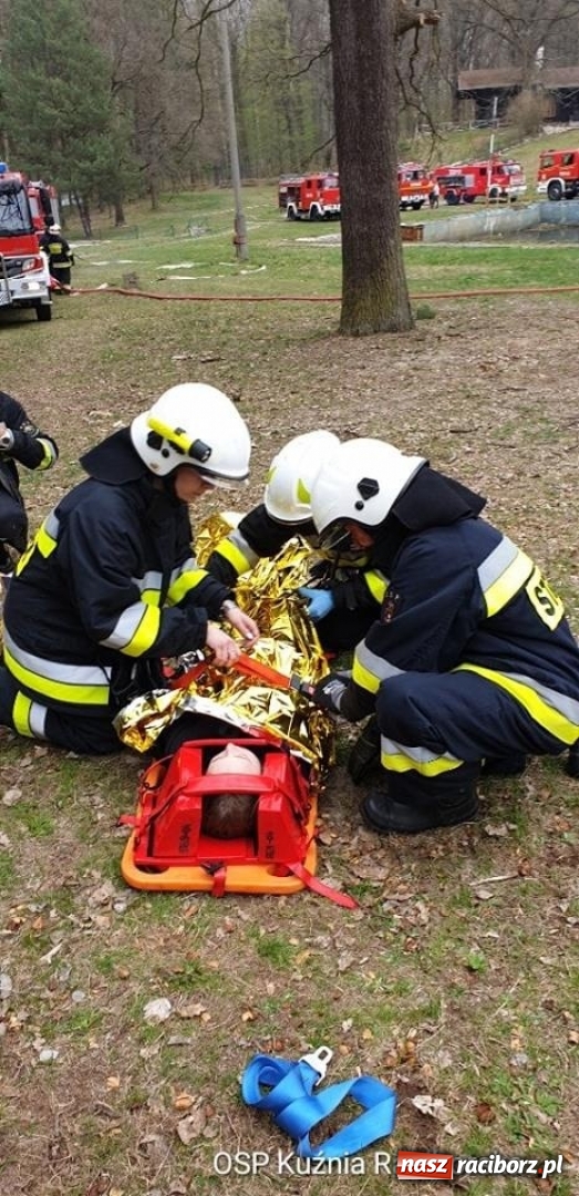 Zdjęcie w galerii na portalu naszraciborz.pl: Strażackie ćwiczenia OSP gminy Kuźnia Raciborska w Rudach wiadomości z regionu