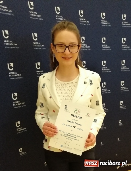 Zdjęcie w galerii na portalu naszraciborz.pl: Natalia Tomala laureatką XIII Ogólnopolskiego Konkursu Języka Włoskiego wiadomości z regionu