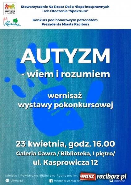 Zdjęcie w galerii na portalu naszraciborz.pl: Autyzm – wiem i rozumiem. Nowa wystawa w raciborskiej bibliotece wiadomości z regionu
