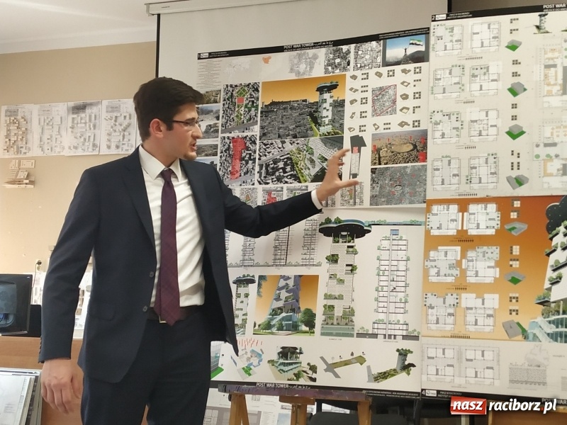 Zdjęcie w galerii na portalu naszraciborz.pl: Post War Tower. W Raciborzu powstał projekt wieżowca dla Aleppo  wiadomości z regionu