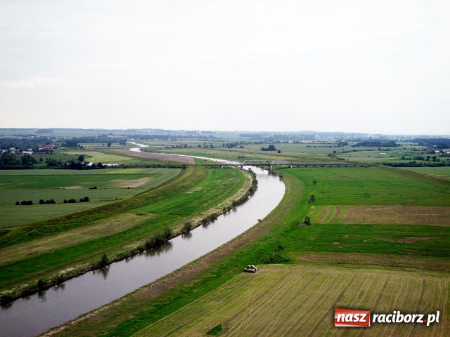Zdjęcie w galerii na portalu naszraciborz.pl: Racibórz widziany z szybowca wiadomości z regionu