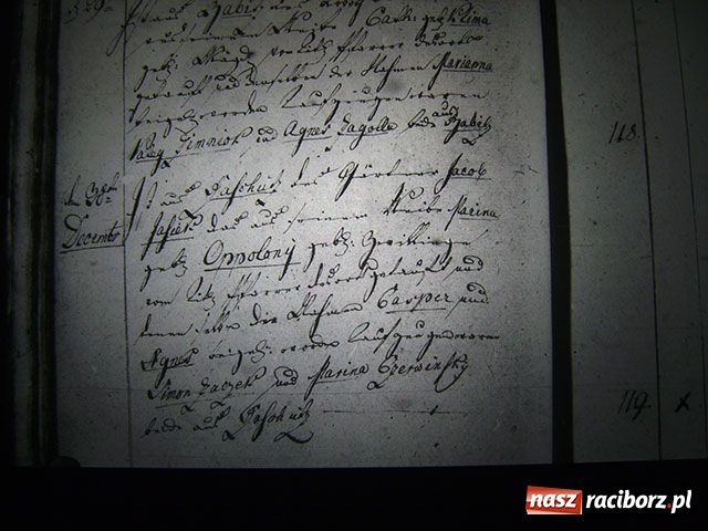 Zdjęcie w galerii na portalu naszraciborz.pl: Księga chrztów parafii Markowice - 1801 wiadomości z regionu