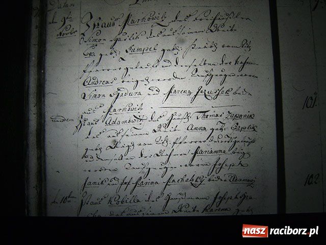 Zdjęcie w galerii na portalu naszraciborz.pl: Księga chrztów parafii Markowice - 1801 wiadomości z regionu