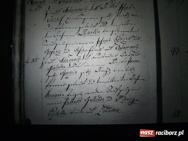 Zdjęcie w galerii na portalu naszraciborz.pl: Księga chrztów parafii Markowice - 1801 wiadomości z regionu