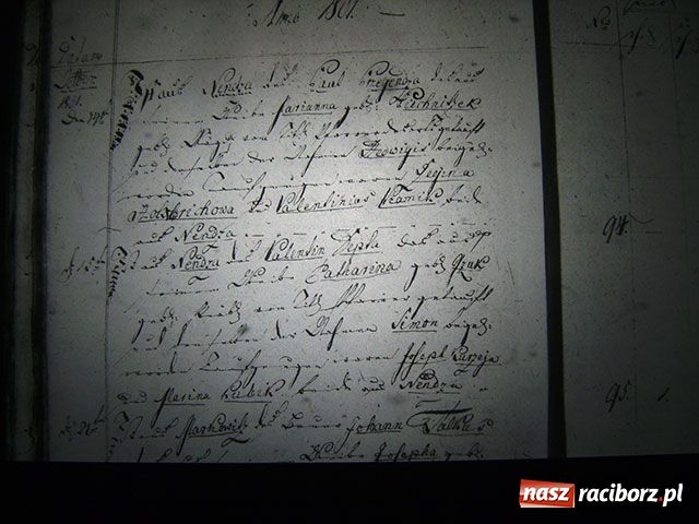 Zdjęcie w galerii na portalu naszraciborz.pl: Księga chrztów parafii Markowice - 1801 wiadomości z regionu