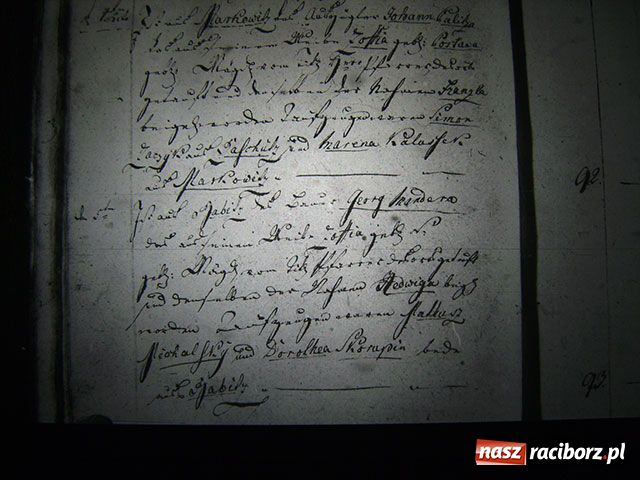 Zdjęcie w galerii na portalu naszraciborz.pl: Księga chrztów parafii Markowice - 1801 wiadomości z regionu