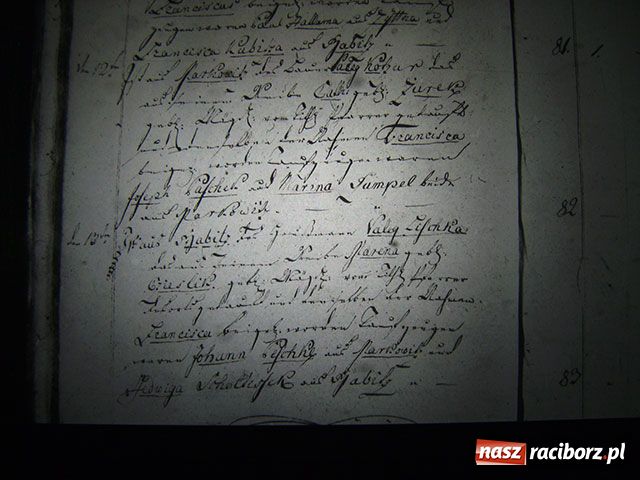 Zdjęcie w galerii na portalu naszraciborz.pl: Księga chrztów parafii Markowice - 1801 wiadomości z regionu