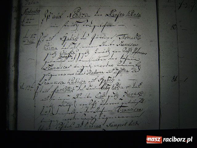 Zdjęcie w galerii na portalu naszraciborz.pl: Księga chrztów parafii Markowice - 1801 wiadomości z regionu