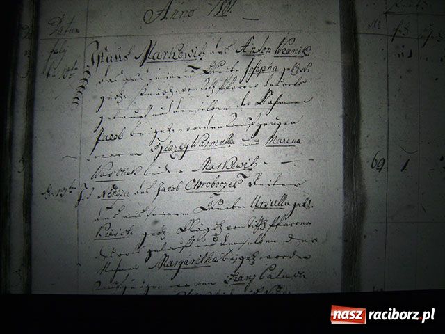 Zdjęcie w galerii na portalu naszraciborz.pl: Księga chrztów parafii Markowice - 1801 wiadomości z regionu