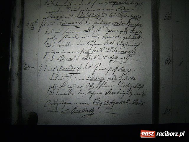 Zdjęcie w galerii na portalu naszraciborz.pl: Księga chrztów parafii Markowice - 1801 wiadomości z regionu