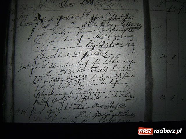 Zdjęcie w galerii na portalu naszraciborz.pl: Księga chrztów parafii Markowice - 1801 wiadomości z regionu