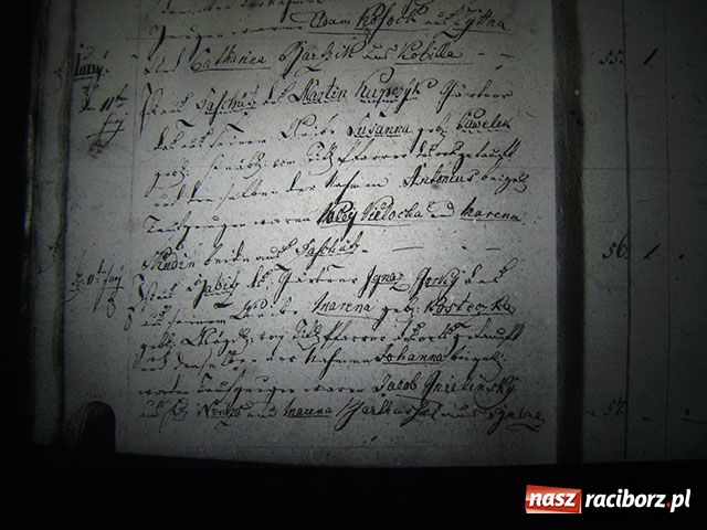 Zdjęcie w galerii na portalu naszraciborz.pl: Księga chrztów parafii Markowice - 1801 wiadomości z regionu