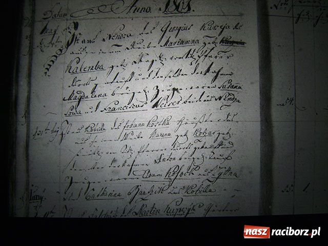 Zdjęcie w galerii na portalu naszraciborz.pl: Księga chrztów parafii Markowice - 1801 wiadomości z regionu