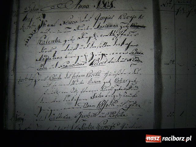 Zdjęcie w galerii na portalu naszraciborz.pl: Księga chrztów parafii Markowice - 1801 wiadomości z regionu