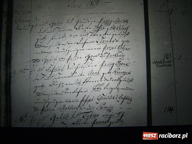 Zdjęcie w galerii na portalu naszraciborz.pl: Księga chrztów parafii Markowice - 1801 wiadomości z regionu