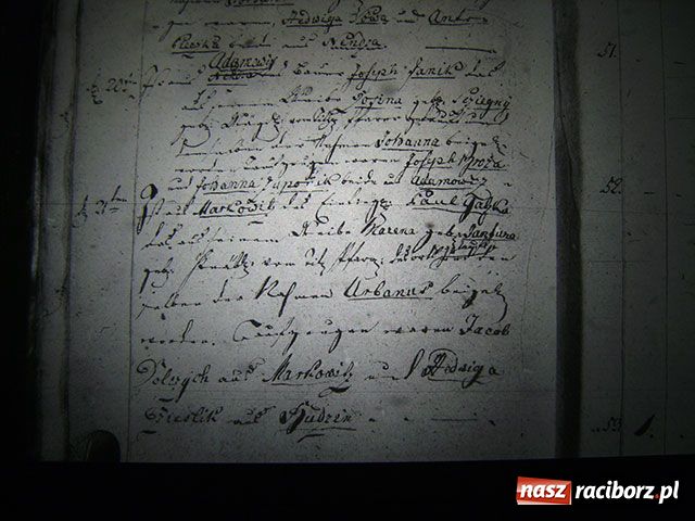 Zdjęcie w galerii na portalu naszraciborz.pl: Księga chrztów parafii Markowice - 1801 wiadomości z regionu