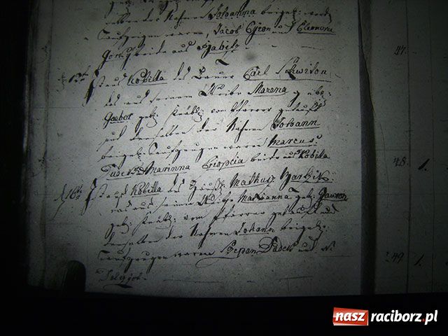 Zdjęcie w galerii na portalu naszraciborz.pl: Księga chrztów parafii Markowice - 1801 wiadomości z regionu