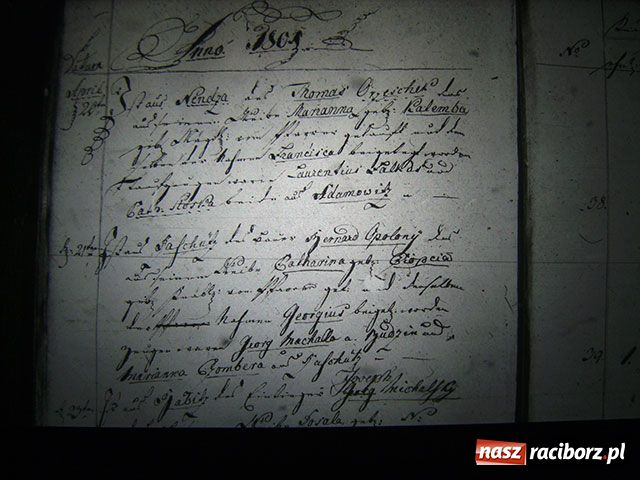 Zdjęcie w galerii na portalu naszraciborz.pl: Księga chrztów parafii Markowice - 1801 wiadomości z regionu