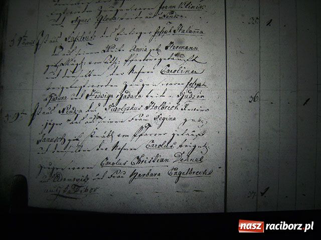 Zdjęcie w galerii na portalu naszraciborz.pl: Księga chrztów parafii Markowice - 1801 wiadomości z regionu