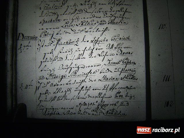 Zdjęcie w galerii na portalu naszraciborz.pl: Księga chrztów parafii Markowice - 1801 wiadomości z regionu