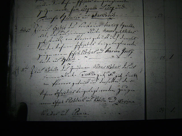 Zdjęcie w galerii na portalu naszraciborz.pl: Księga chrztów parafii Markowice - 1801 wiadomości z regionu