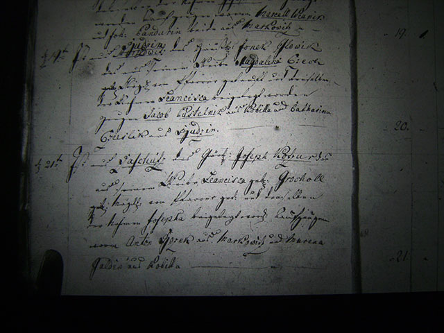 Zdjęcie w galerii na portalu naszraciborz.pl: Księga chrztów parafii Markowice - 1801 wiadomości z regionu