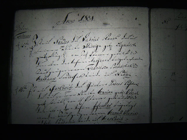 Zdjęcie w galerii na portalu naszraciborz.pl: Księga chrztów parafii Markowice - 1801 wiadomości z regionu