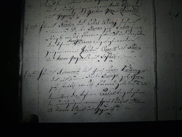 Zdjęcie w galerii na portalu naszraciborz.pl: Księga chrztów parafii Markowice - 1801 wiadomości z regionu