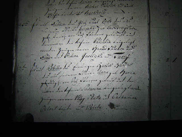 Zdjęcie w galerii na portalu naszraciborz.pl: Księga chrztów parafii Markowice - 1801 wiadomości z regionu