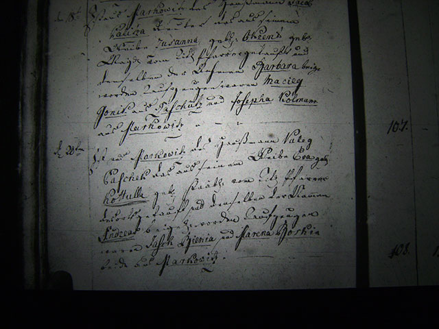 Zdjęcie w galerii na portalu naszraciborz.pl: Księga chrztów parafii Markowice - 1801 wiadomości z regionu