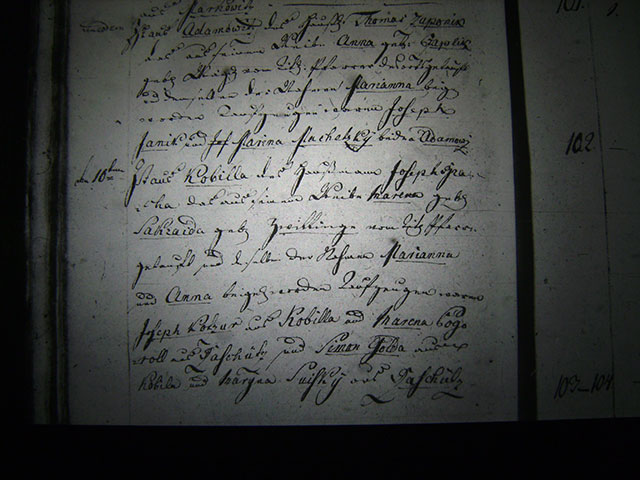 Zdjęcie w galerii na portalu naszraciborz.pl: Księga chrztów parafii Markowice - 1801 wiadomości z regionu