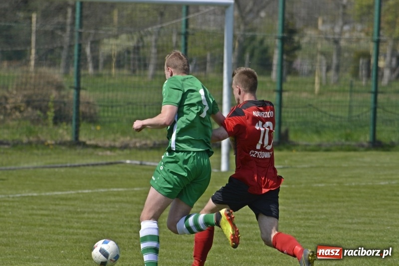 Zdjęcie w galerii na portalu naszraciborz.pl: Klasa okręgowa. Już byli w zagrodzie, witali się z gąską... wiadomości z regionu