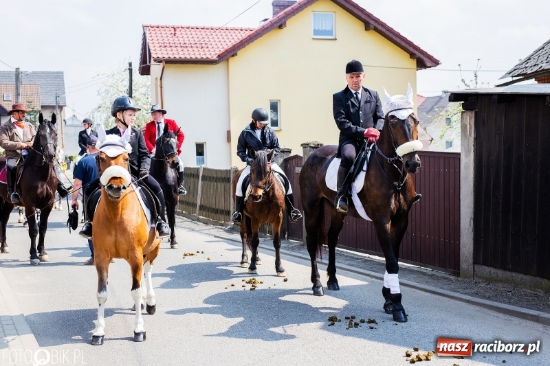 Zdjęcie w galerii na portalu naszraciborz.pl: Procesja w Sudole. Groźny upadek na początek wyścigów [FOTO] wiadomości z regionu