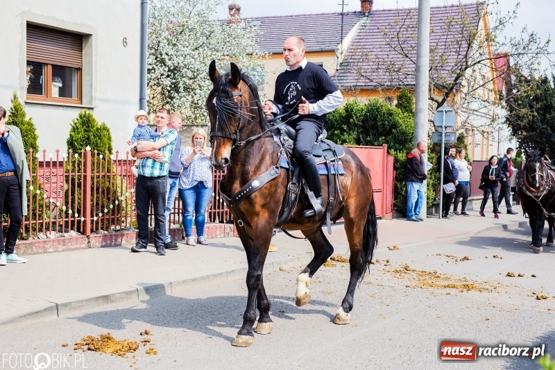 Zdjęcie w galerii na portalu naszraciborz.pl: Procesja w Sudole. Groźny upadek na początek wyścigów [FOTO] wiadomości z regionu