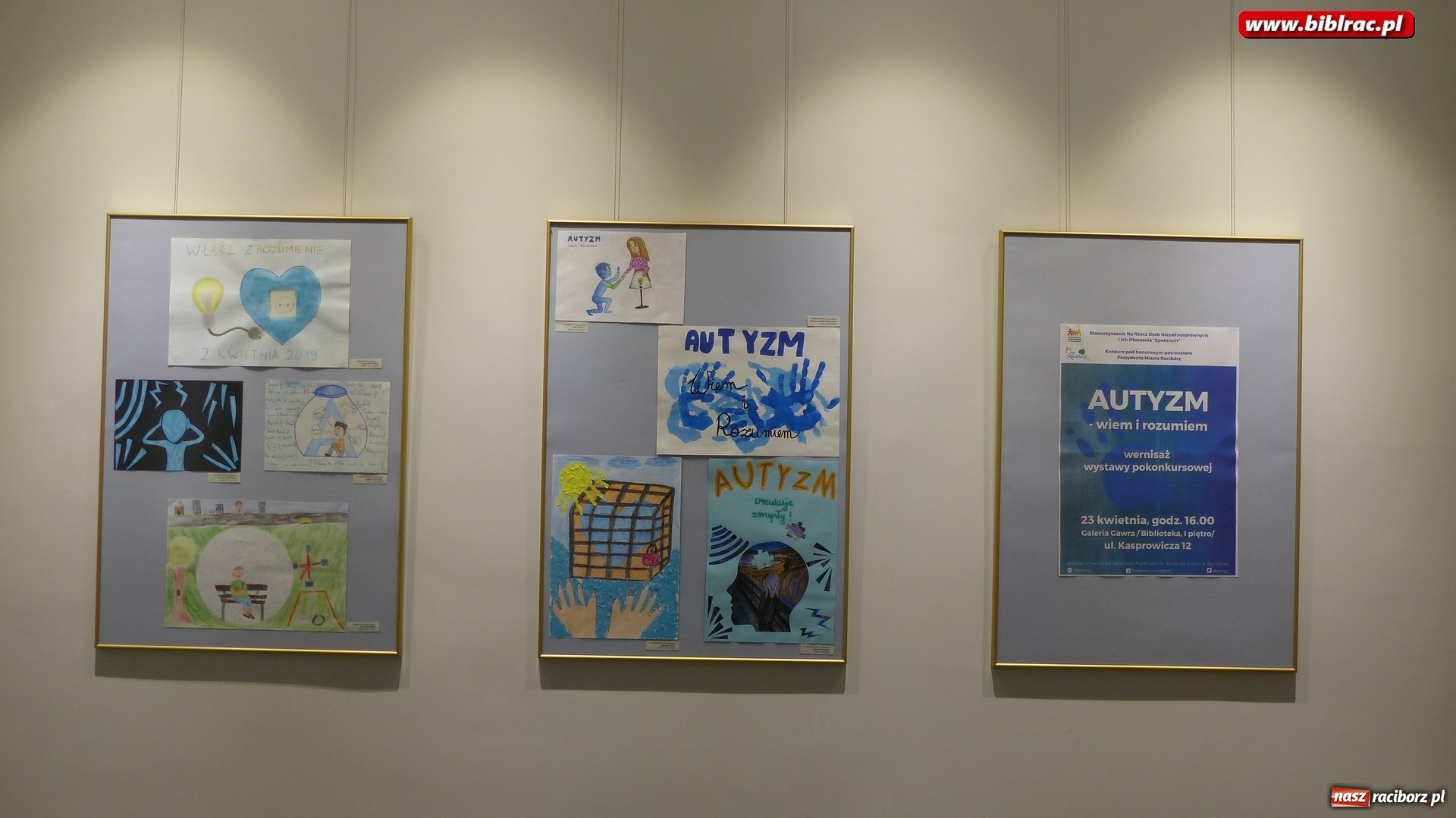 Zdjęcie w galerii na portalu naszraciborz.pl: Autyzm – wiem i rozumiem. Nowa wystawa w raciborskiej bibliotece wiadomości z regionu