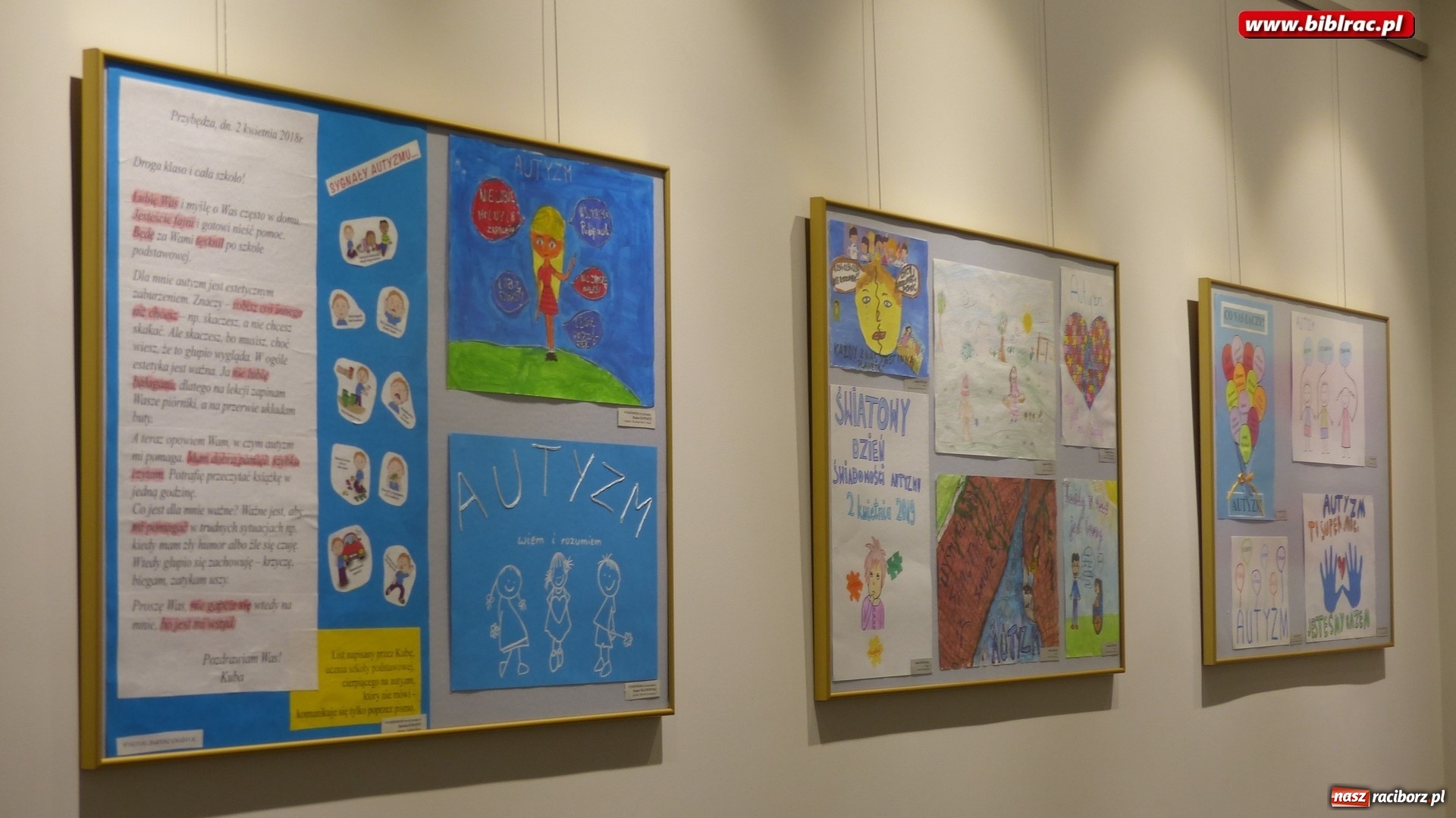Zdjęcie w galerii na portalu naszraciborz.pl: Autyzm – wiem i rozumiem. Nowa wystawa w raciborskiej bibliotece wiadomości z regionu