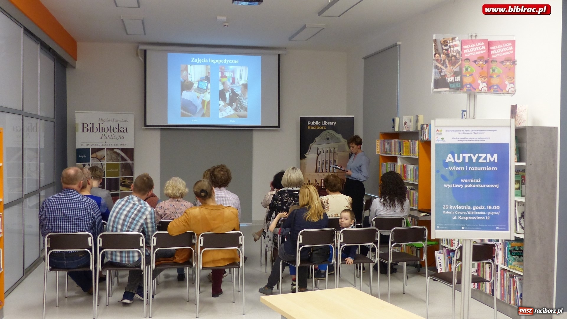 Zdjęcie w galerii na portalu naszraciborz.pl: Autyzm – wiem i rozumiem. Nowa wystawa w raciborskiej bibliotece wiadomości z regionu