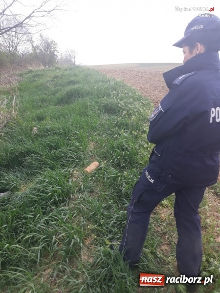 Zdjęcie w galerii na portalu naszraciborz.pl: Niebezpieczne znalezisko w Modzurowie wiadomości z regionu