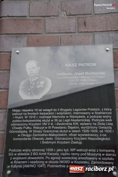 Zdjęcie w galerii na portalu naszraciborz.pl: Śląscy pogranicznicy uczcili pamięć ofiar katyńskich  wiadomości z regionu