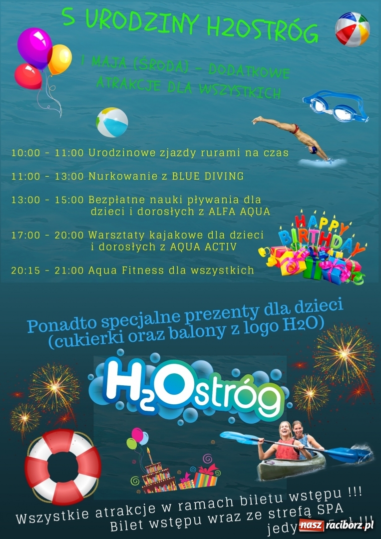 Zdjęcie w galerii na portalu naszraciborz.pl: H2Ostróg zaprasza na swoje 5. urodziny  wiadomości z regionu