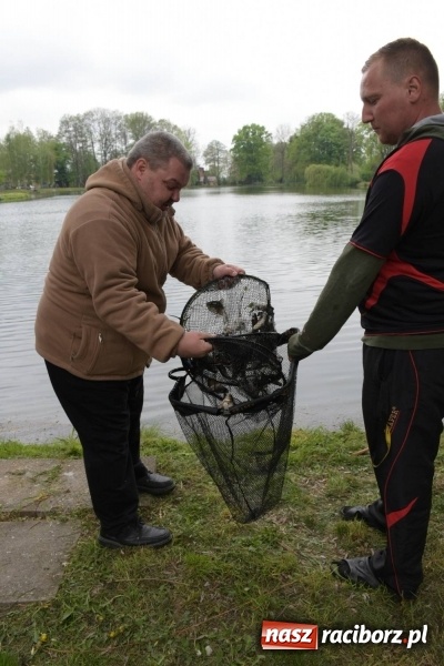 Zdjęcie w galerii na portalu naszraciborz.pl: Karpie dawały miejsce w czołówce. Wędkarze rozpoczęli sezon  wiadomości z regionu